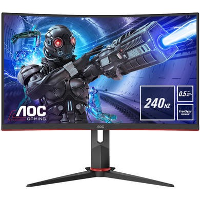 Refurbished AOC C27G2ZE/BK 27" Full HD 240Hz Curved Monitor