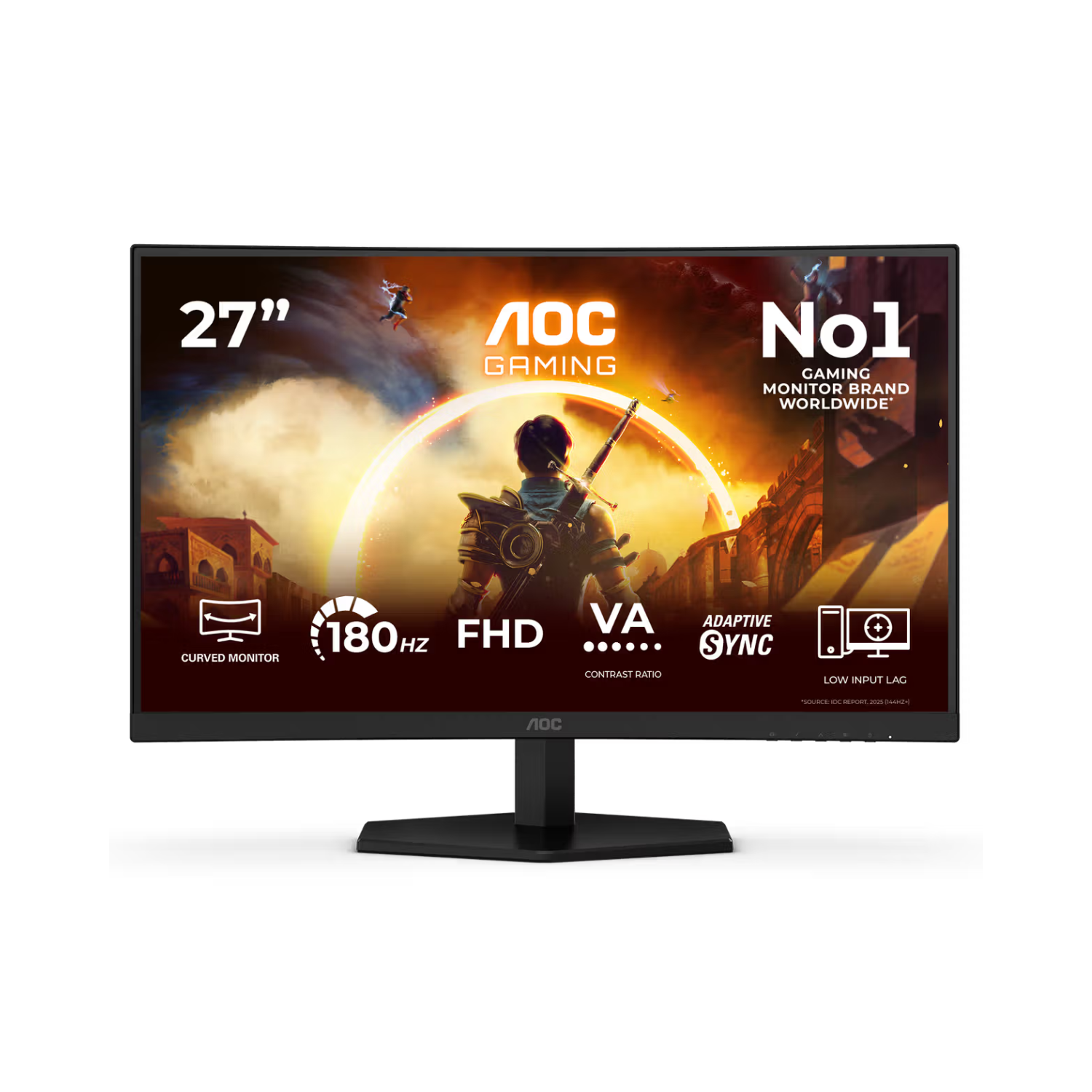 G4 27 VA Full HD 180Hz 0.5ms Curved Gaming Monitor