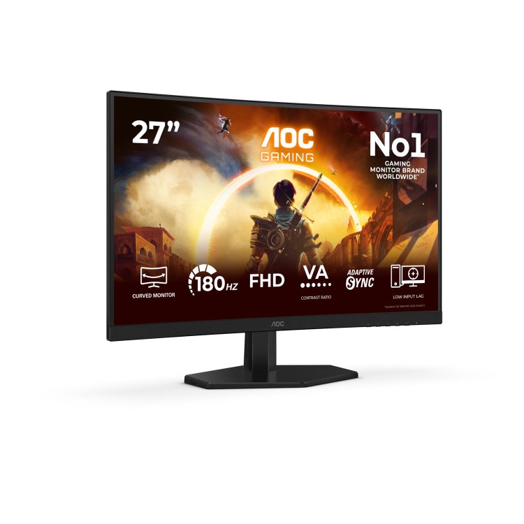 AOC G4 27" VA Full HD 180Hz 0.5ms Curved Gaming Monitor
