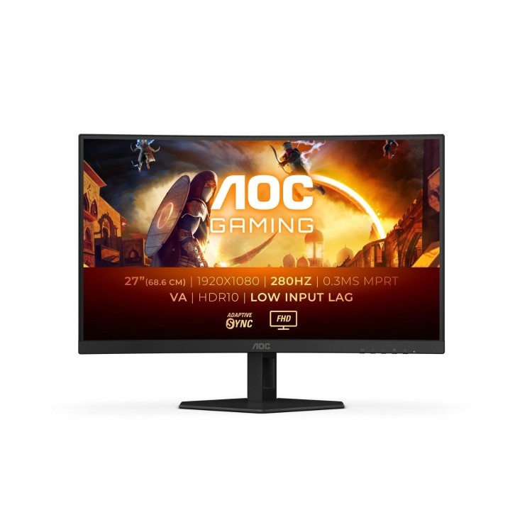 AOC AGON C27G4ZXE 27" VA Full HD 280Hz 0.3ms Curved Gaming Monitor