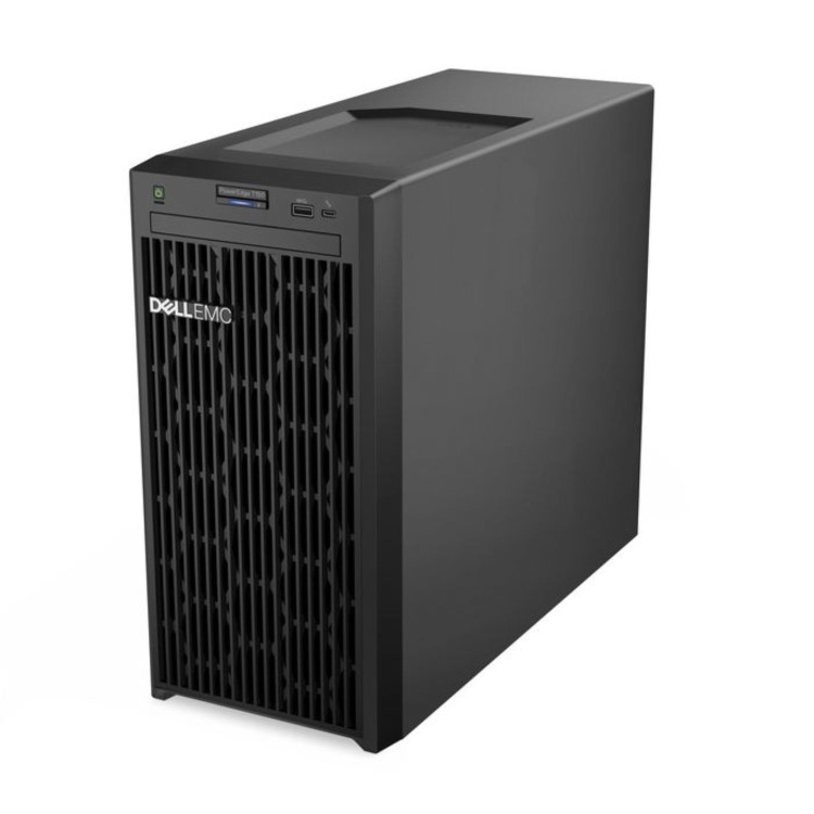 Dell EMC PowerEdge T150 Intel Xeon E E-2334 3.4GHz 1c 16GB DDR4 SDRAM PERC H355 2TB HDD 3.5 LFF 300W Gigabit Ethernet Tower Server