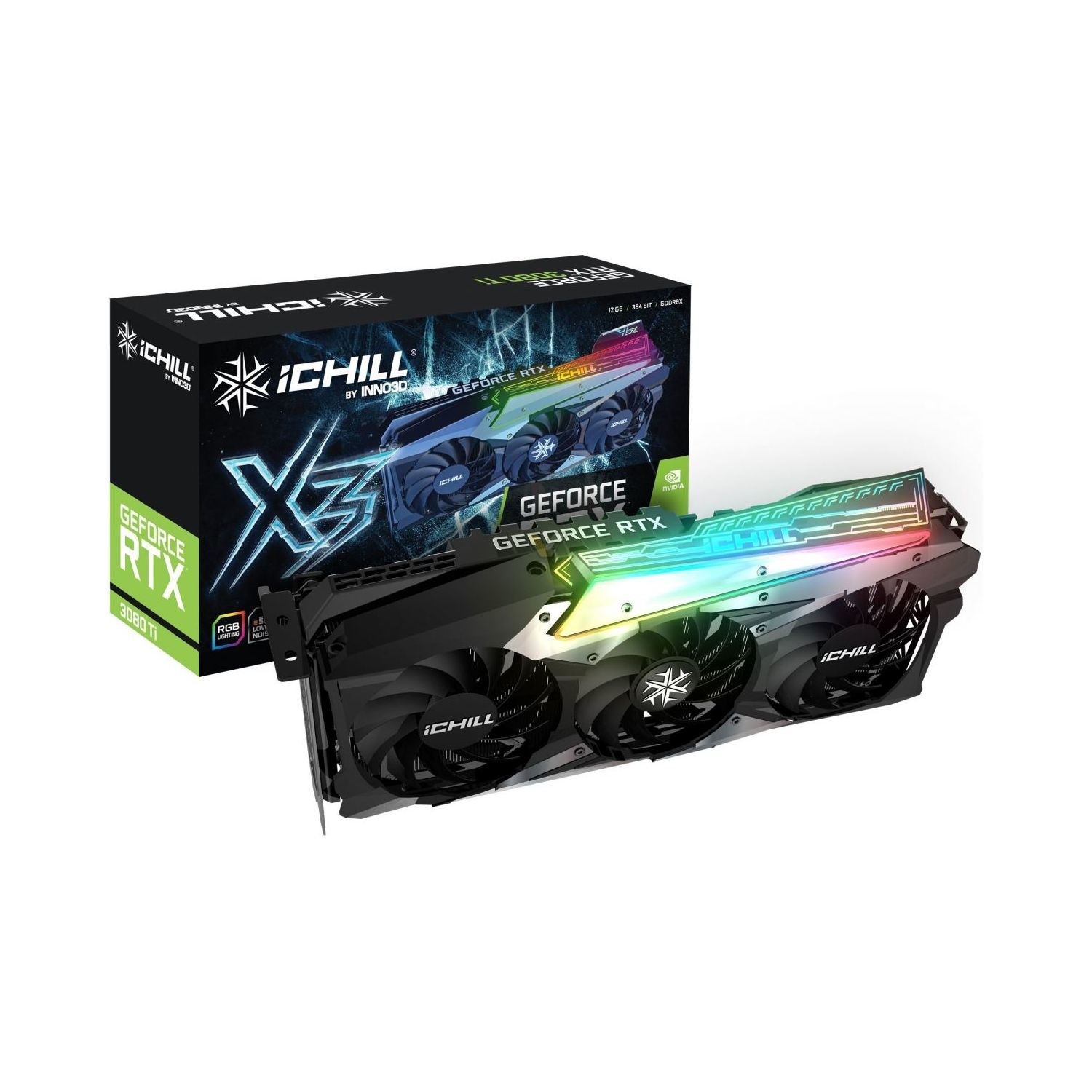 INNO3D Nvidia GeForce RTX 3080 TI ICHILL X3 Triple Fan Graphics