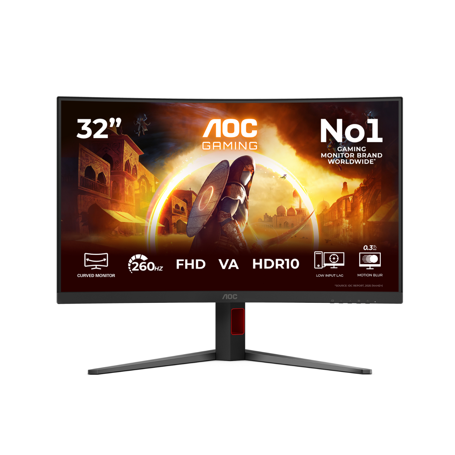 AOC G4 C32G4Z 32 VA Full HD 260Hz 0.3ms Curved Gaming Monitor