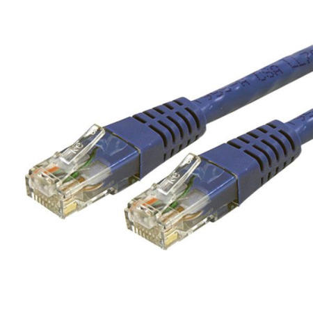 StarTech.com 15 ft Cat 6 Blue Molded RJ45 UTP Gigabit Cat6 Patch Cable - 15ft Patch Cord