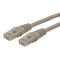 StarTech.com 10 ft Cat 6 Gray Molded RJ45 UTP Gigabit Cat6 Patch Cable - 10ft Patch Cord