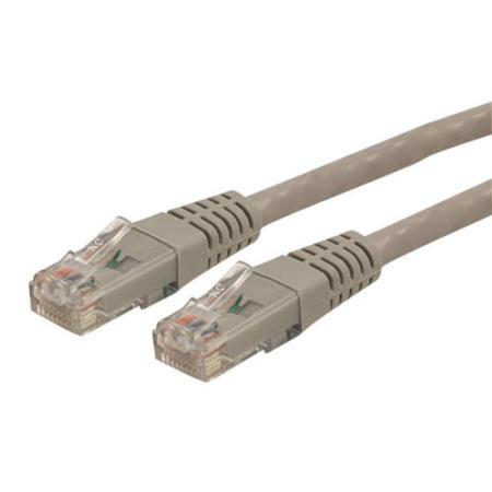StarTech.com 10 ft Cat 6 Gray Molded RJ45 UTP Gigabit Cat6 Patch Cable - 10ft Patch Cord