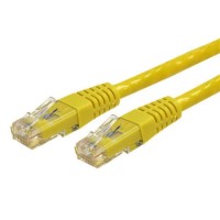 StarTech.com 7 ft Cat 6 Yellow Molded RJ45 UTP Gigabit Cat6 Patch Cable - 7ft Patch Cord