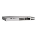 C9200L-24P-4G-A Cisco Catalyst 9200L - Network Advantage - switch - L3 - 24 x 10/100/1000 (PoE+) + 4 x Gigabit SFP (uplink) - rack-mountable - PoE+ (740 W)