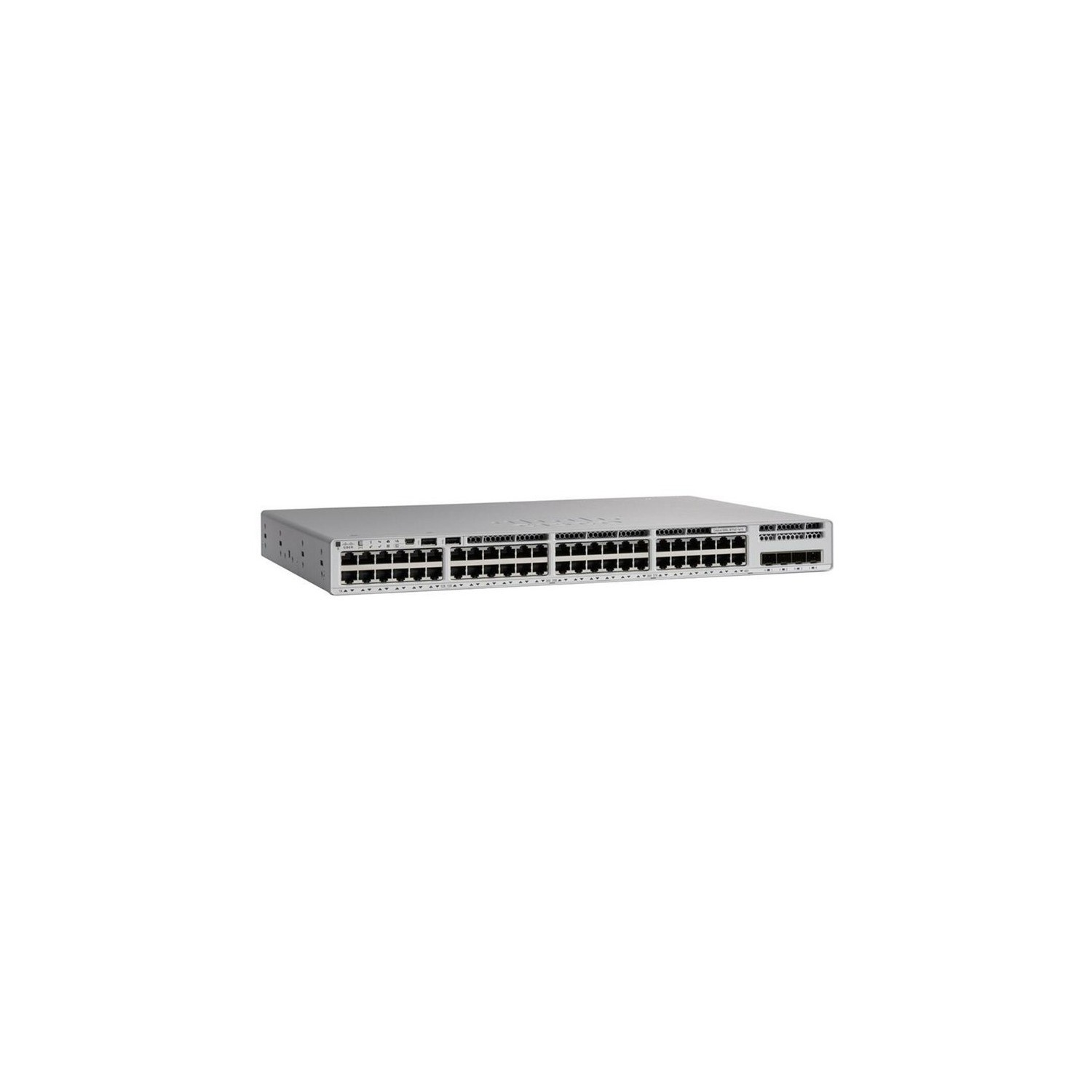 Cisco Catalyst C9200l-48Pl-4X-E48-Port Poe+ Rack-Mountable Managed Switch Grey, Laptops Direct - C9200L-48PL-4X-E