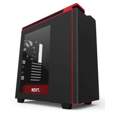 NZXT H440 New Edition Black/Red Windowed PC Case - Laptops Direct