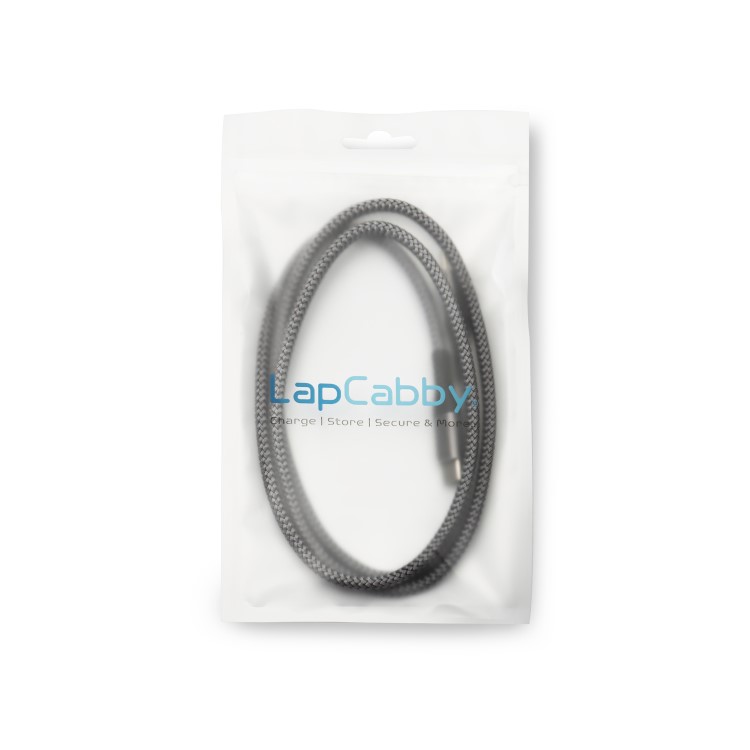 LapCabby 100W 1 Meter USB-C to USB-C Cable 3 Packs