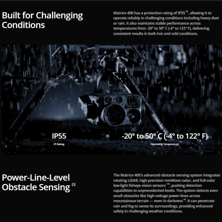 DJI Matrice 400 Drone with RC Plus 2 with 1 Year Auto-activated DJI Plus Care Plan