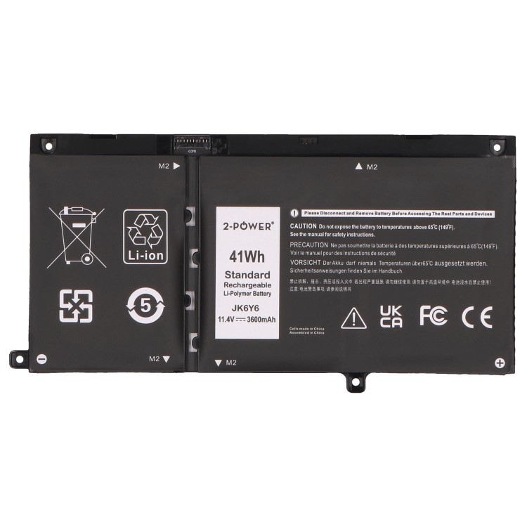 2-Power Laptop Battery Pack 11.4V 3600mAh