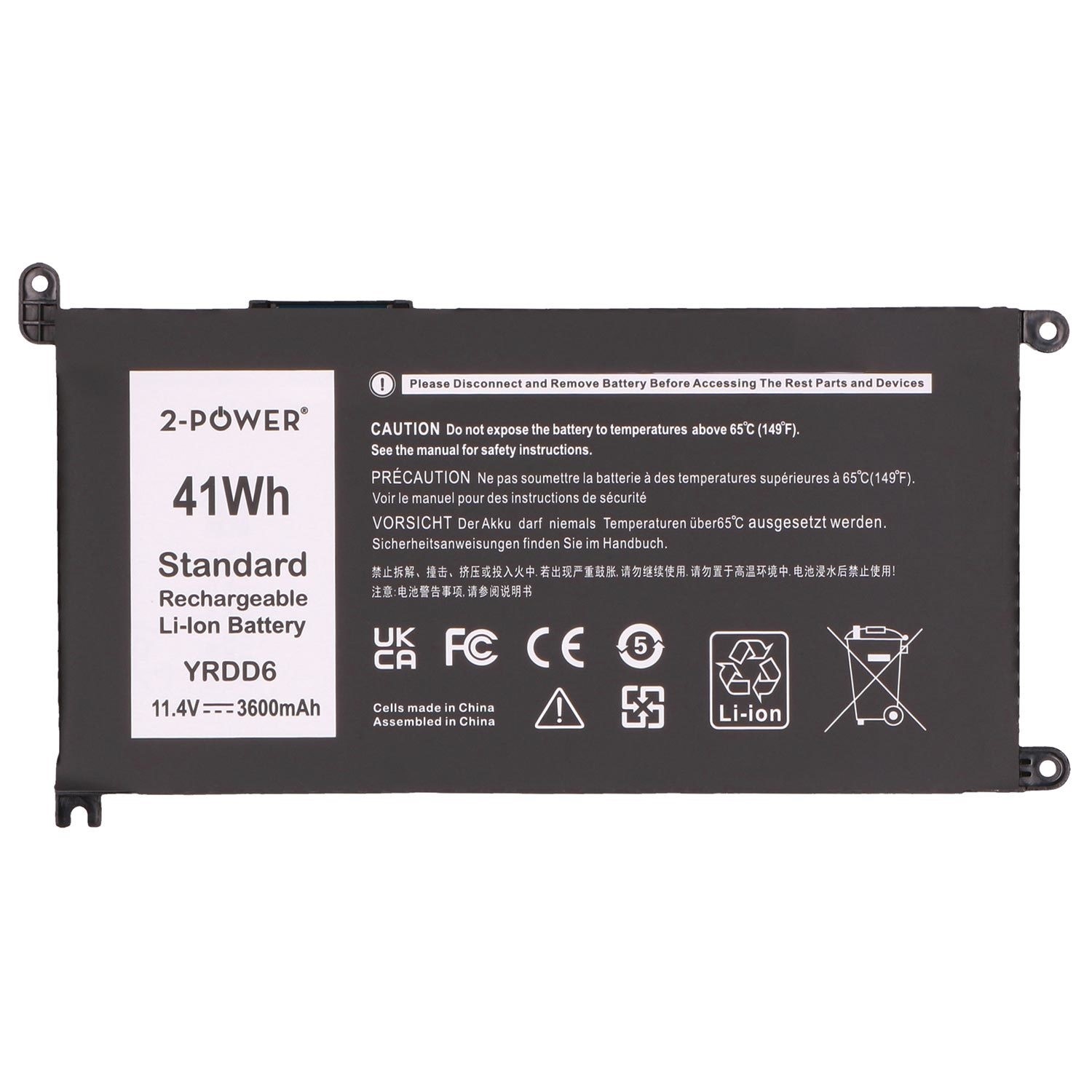 Computer Battery Pack 2-Power Laptop Battery Pack 11.4V 3600mAh - Laptops Direct