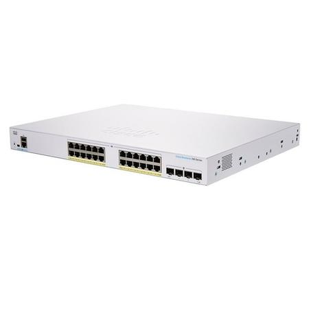 Cisco CBS350 Managed 24p GE Full PoE 4x1G SFP