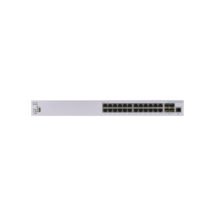 Cisco Business 350 Series CBS350-24XT 24-Port Gigabit Ethernet Non-PoE L3 Rack-mountable Managed Switch