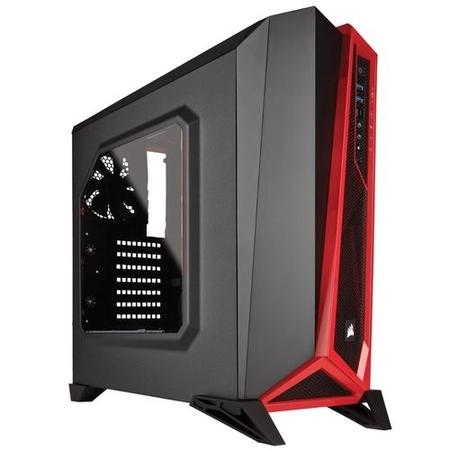 Corsair Carbide Series SPEC-ALPHA Mid-Tower Gaming Case - Black/Red
