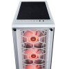 Corsair Crystal Series 460X RGB Compact ATX Mid-Tower Case - White