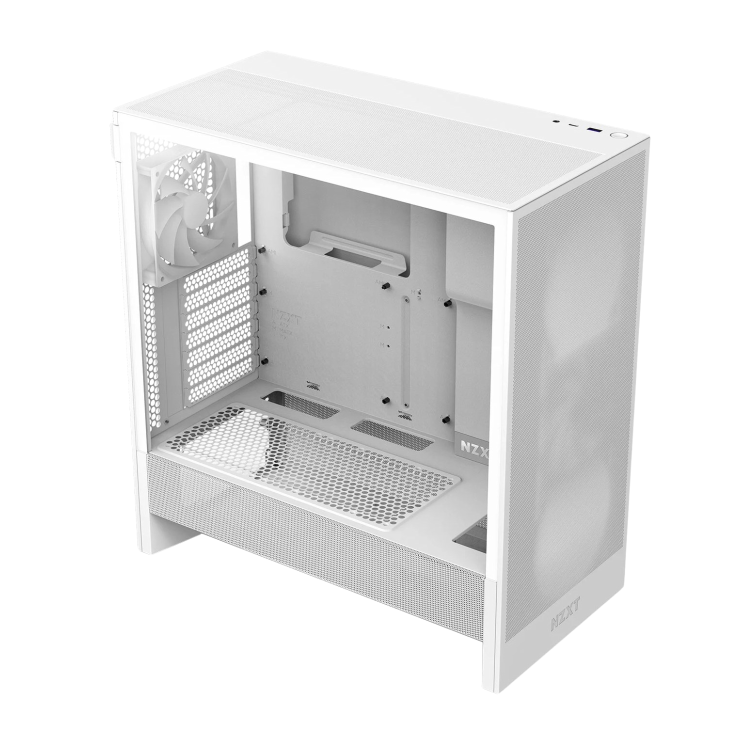 NZXT H5 Flow Mid Tower PC Case White