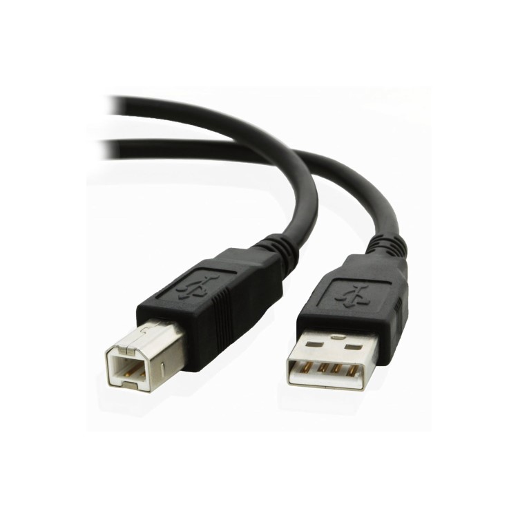 1M USB 2.0 High Speed Cable Printer Lead - Black
