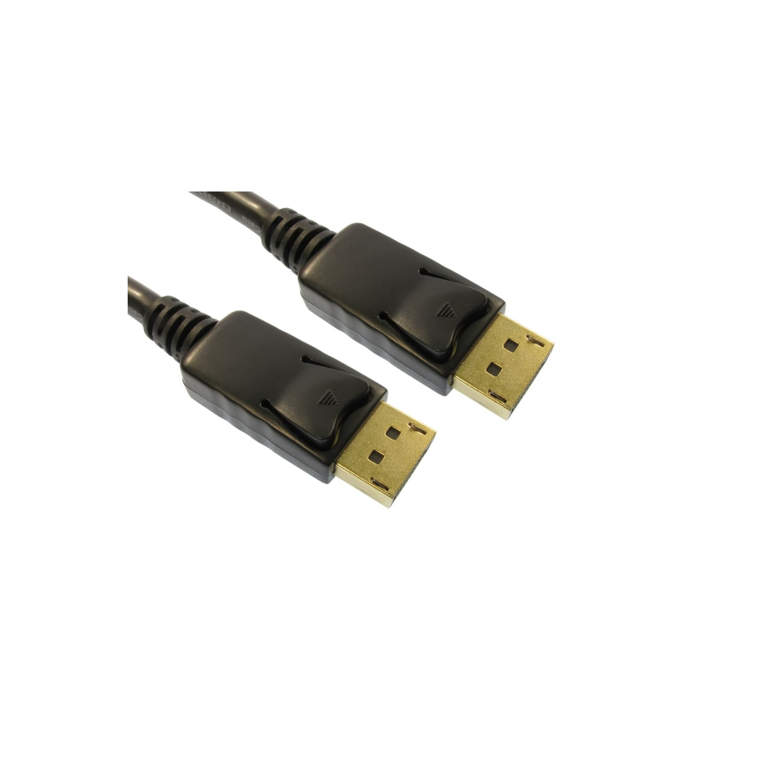 2 Meter Locking DisplayPort 28 AWG Cable