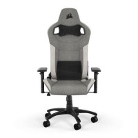Corsair T3 RUSH Fabric Gaming Chair Grey and White