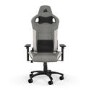 Corsair T3 RUSH Fabric Gaming Chair Grey and White