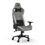 Corsair T3 RUSH Fabric Gaming Chair Grey and White