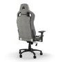 Corsair T3 RUSH Fabric Gaming Chair Grey and White