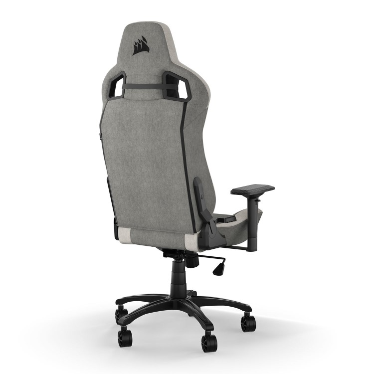 Corsair T3 RUSH Fabric Gaming Chair Grey and White
