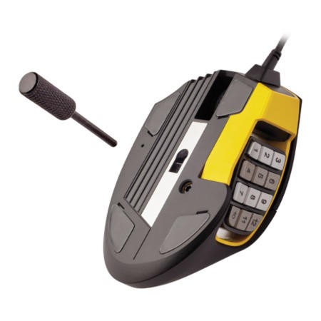 Corsair Scimitar RGB Optical MOBA/MMO Gaming Mouse Laptops Direct