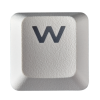CORSAIR GAMING PBT Double-shot Keycaps Full 104/105-Keyset - White