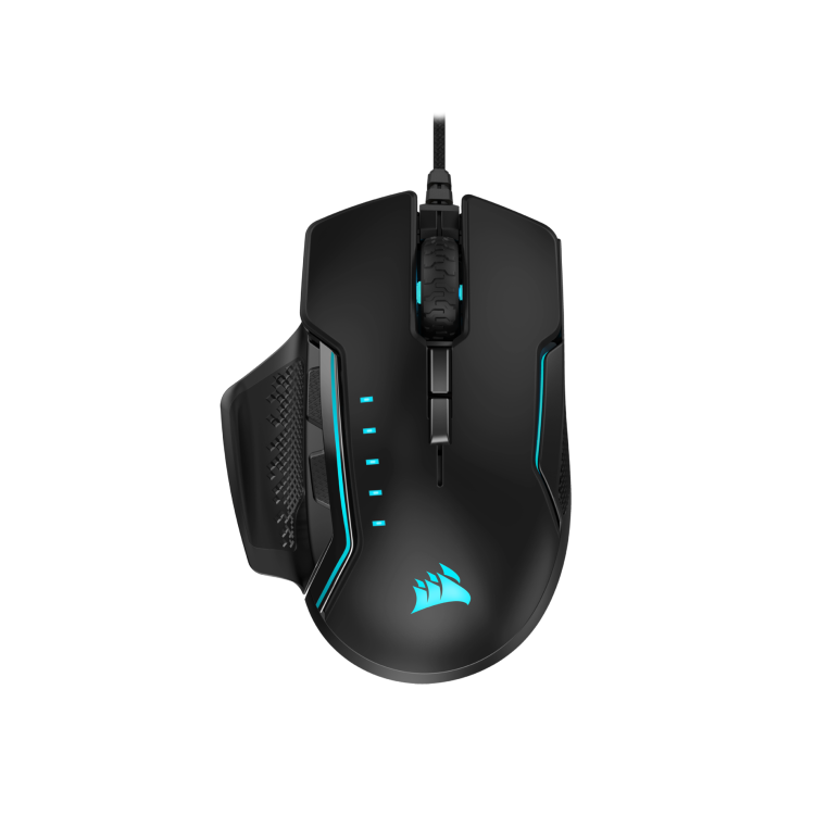 RSA Mouse USB Glaive RGB PRO Optical Black RGB - Laptops Direct