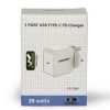 Compatible Apple 1 Port USB 29W Type C PD Charger 