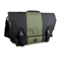 Pakuma Choroka 15.4" Laptop Messenger Bag - Black/Green