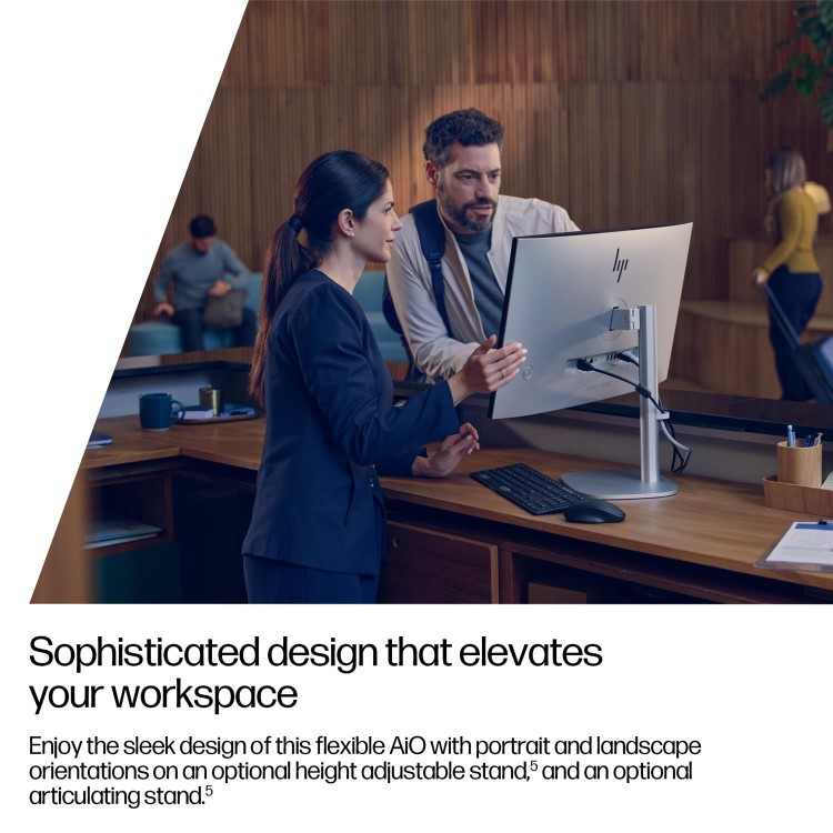 EliteStudio 8 All-in-One G1i 27 inch Desktop AI PC, 27", Touch screen, Windows 11 Pro, Intel Core™ Ultra 7, 24GB RAM, 512GB SSD, QHD