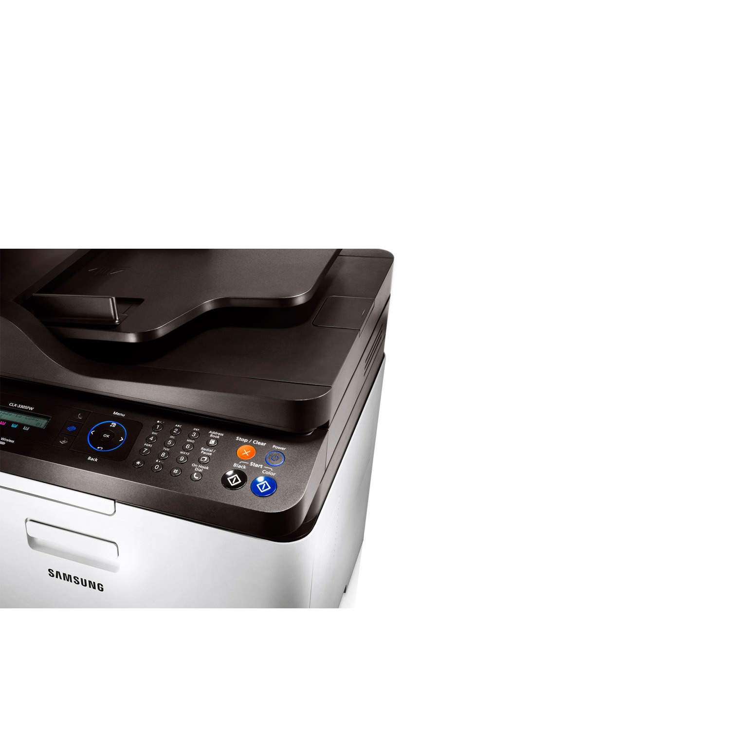 Clx Scanner Samsung CLX-3305FN/SEE A4 Colour Multifunction Print Copy Scan Printer ...