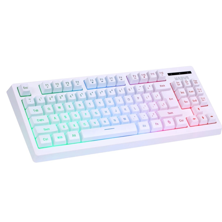 Marvo CM310-WH Wired Gaming Keyboard White with Mouse and Mat Bundle