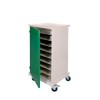 Compucharge ChargeMate 8 with 2 way EPM &#39;Electronic Power Management&#39; - Storage &amp; charging trolley for up to 8 laptops  / 16 tablets or netbooks with power management