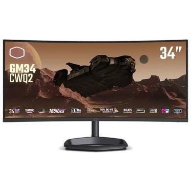 Cooler Master GM34-CWQ2 34" WQHD 165hz Quantum Dot VA Curved Gaming Monitor