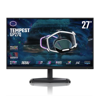 Cooler Master Tempest GP27Q 27" Quad HD IPS 165Hz Mini-LED HDR Gaming Monitor 