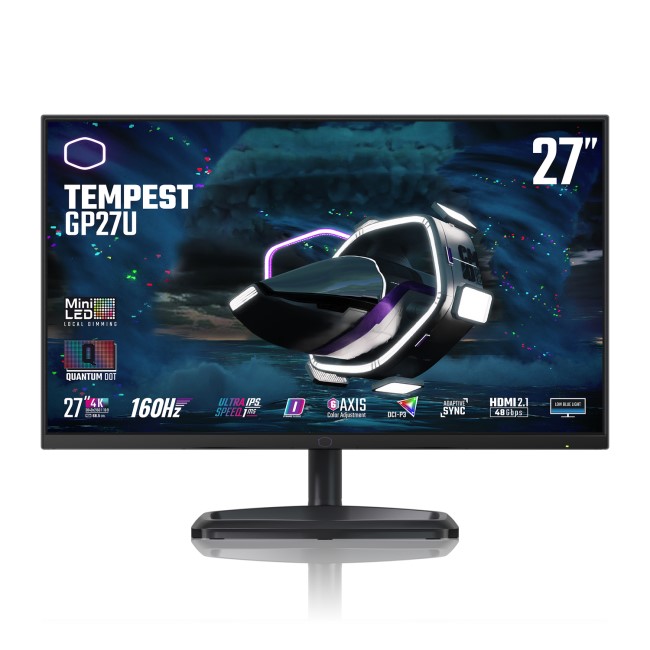 Cooler Master Tempest GP27U 27" 4K Ultra HD IPS 160Hz Mini-LED Gaming Monitor 