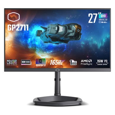 Cooler Master GP2711 27" WQHD 165Hz VA Gaming Monitor