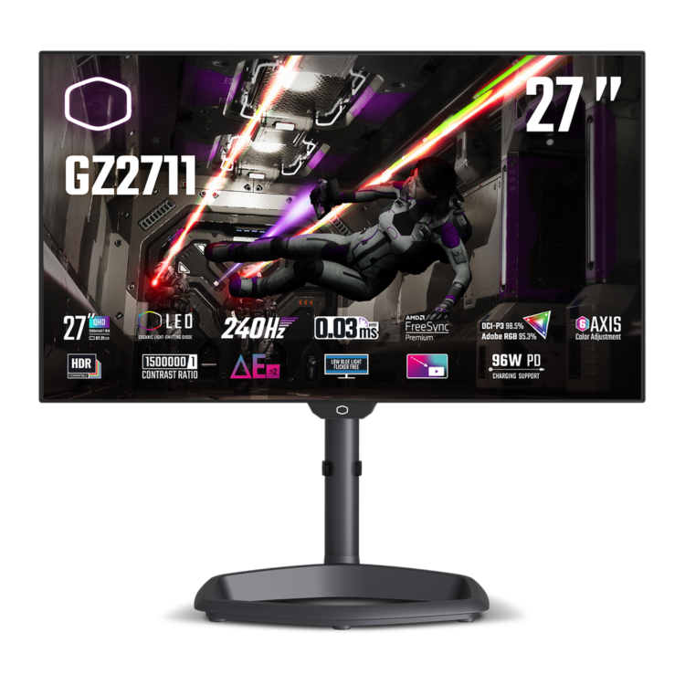 Cooler Master GZ2711 27" QHD OLED 240Hz 0.03ms Gaming Monitor
