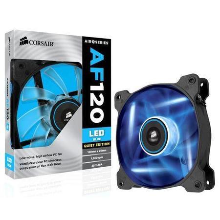 Corsair Air Series AF120 LED Blue Quiet Edition 120mm Fan - Twin Pack