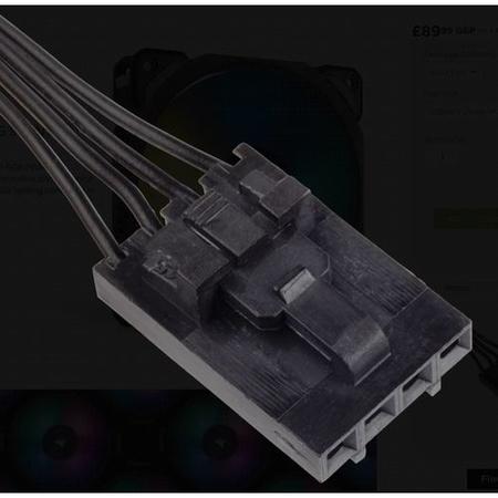 Corsair ML140 PRO RGB LED 140MM PWM Premium Magnetic Levitation Fan - Twin Fan Pack with Lighting Node PRO