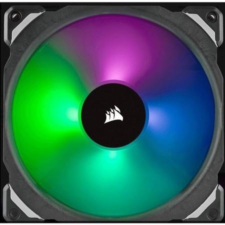 Corsair ML140 PRO RGB LED 140MM PWM Premium Magnetic Levitation Fan - Twin Fan Pack with Lighting Node PRO