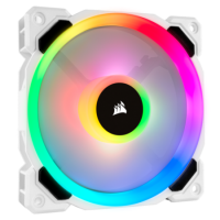 Corsair LL120 RGB 120mm Dual Light Loop White RGB LED PWM Fan Single Pack