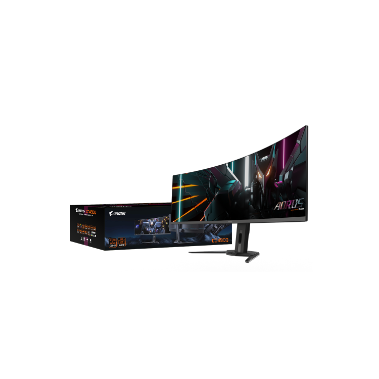 Refurbished Gigabyte Aorus CO49DQ 49" DQHD OLED 144Hz Curved Gaming Monitor