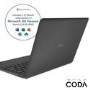 CODA 1.2 Intel Celeron N4020 4GB 64GB eMMC 12.5 Inch Windows 10 Laptop  Includes Office 365